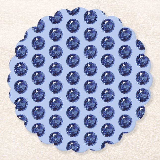 Posavasos De Papel Sapphire, 65° Aniversario (Anverso)