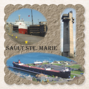 Posavasos De Papel Sault Ste Monstruo de papel Marie
