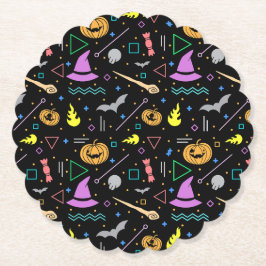 Posavasos De Papel Scary Halloween