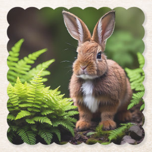 Posavasos De Papel "Scooby the Dwarf Bunny: Un pequeño baile de alegr