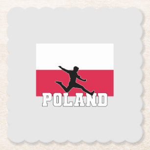 Posavasos De Papel Selección De Fútbol De Polonia