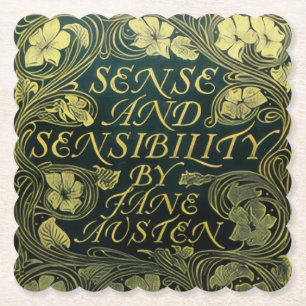 Posavasos De Papel "Sentido y sensibilidad" de Jane Austen