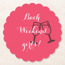 Posavasos De Papel servilletas rosadas personalizadas para despedida 