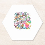 Posavasos De Papel Shake Your Cotton Tail Funny Retro Easter Bunny Ki<br><div class="desc">Sacuda a tus Chicas de conejitos de algodón de cola divertida de Pascua</div>