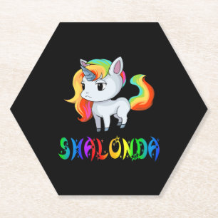 Posavasos De Papel Shalonda Unicorn