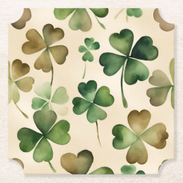 Posavasos De Papel Shamrock Coaster