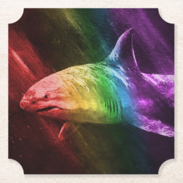 Posavasos De Papel Shark Pride