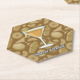 Posavasos De Papel Sidecar Cocktail