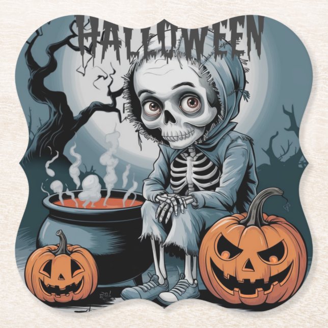 Posavasos De Papel Skull Rider (Anverso)