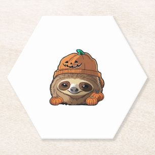 Posavasos De Papel Sloth espuki sison halloween Classic T-Shirt