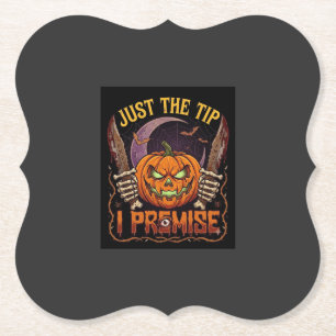 Posavasos De Papel Solo Punta Premisa Halloween Calabaza Cuchillos Sa