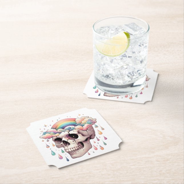 Posavasos De Papel Soñadores del Arcoíris Estuches #2 (In situ)