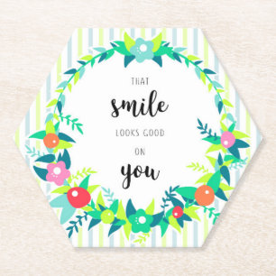 Posavasos De Papel Sonrisa