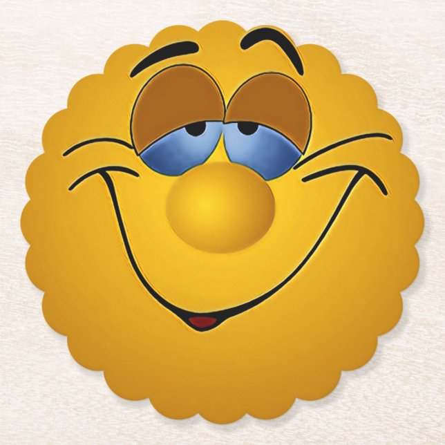 Posavasos De Papel sonrisa (Anverso)