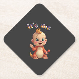 Posavasos De Papel souriez à la joie de bébé mignonne, et au bonheur.