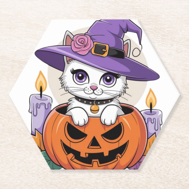 Posavasos De Papel Spooktacular (Anverso)