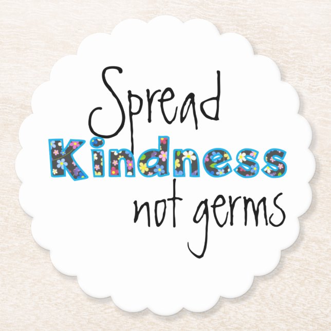 Posavasos De Papel Spread Kindness Ø Gerys Coasters (Anverso)