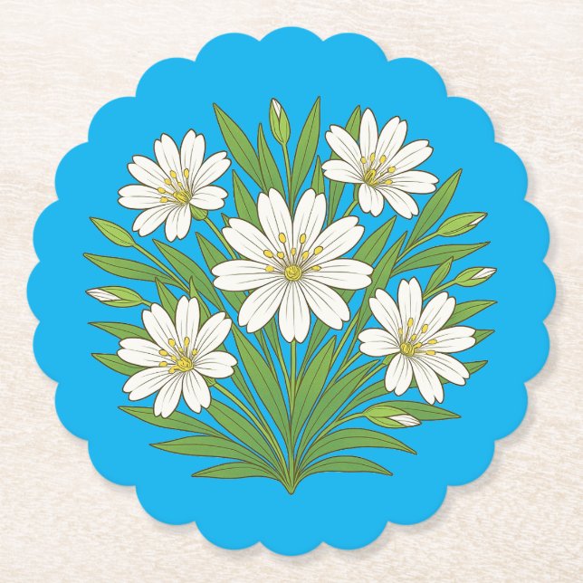 Posavasos De Papel Spring good vibes  (Anverso)