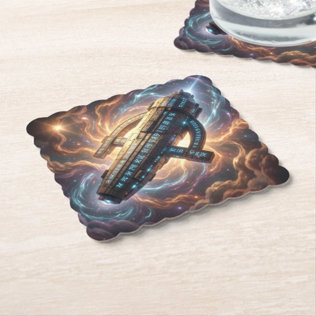 Posavasos De Papel Stellar Path – Journey Through the Universe´5 (En perspectiva)
