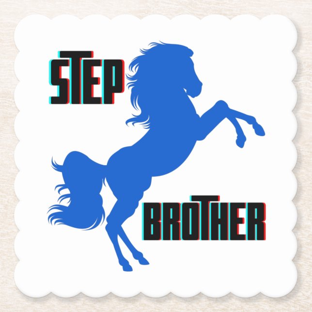 Posavasos De Papel Step Brother Horse Rearing (Anverso)
