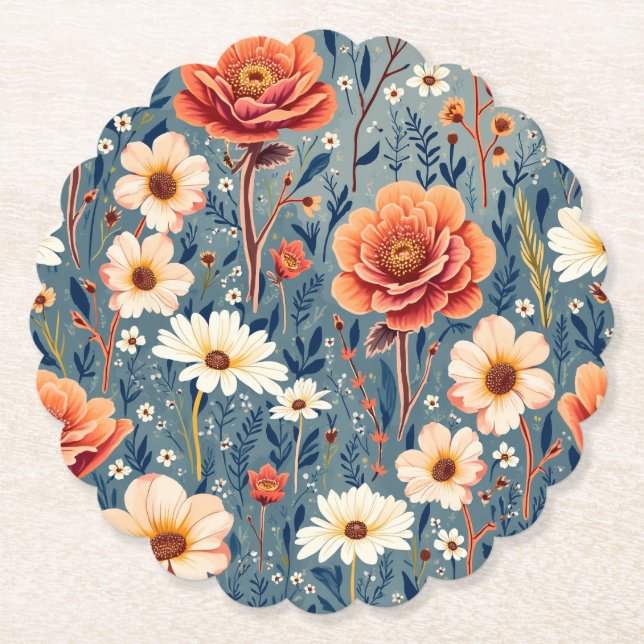 Posavasos De Papel "Su elegante montaña rusa" (Anverso)