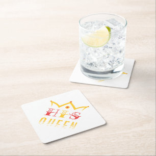 Posavasos De Papel Su Reina