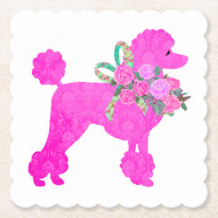 Posavasos De Papel Suministros de Fiesta de canapé rosa