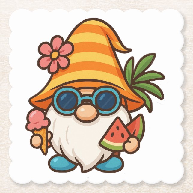 Posavasos De Papel Summer Gonk (Anverso)