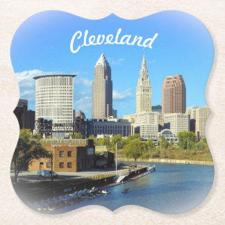 Posavasos De Papel Sunny Cleveland River View