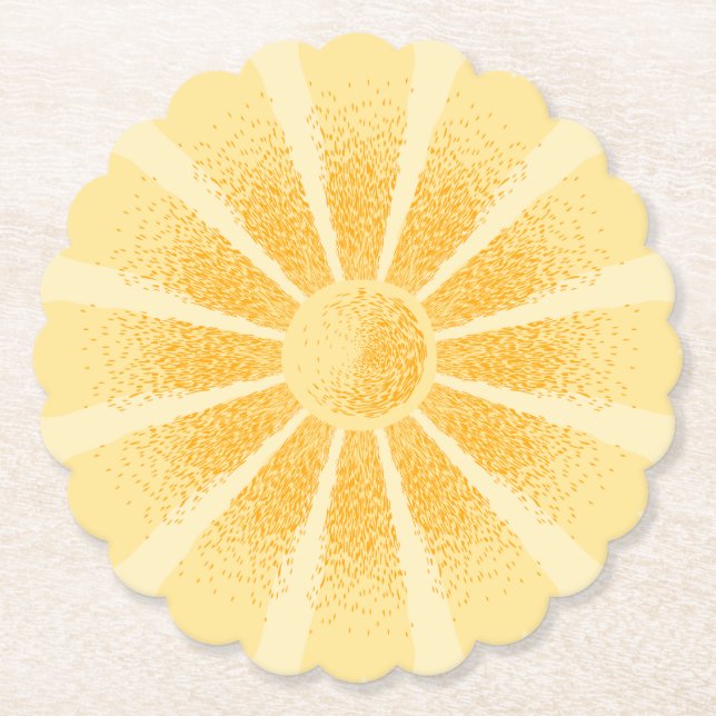 Posavasos De Papel Sunshine (Anverso)