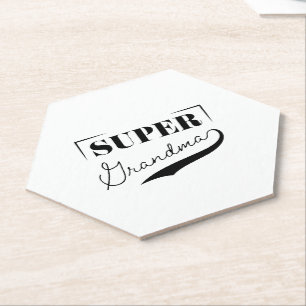 Posavasos De Papel Super Abuela
