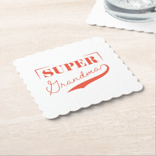 Posavasos De Papel Super Abuela