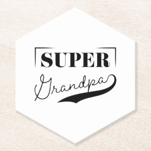 Posavasos De Papel Super Abuelo