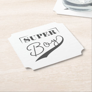 Posavasos De Papel Super Boy