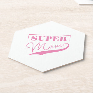 Posavasos De Papel Super Mamá