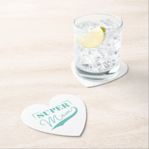 Posavasos De Papel Super Mamá