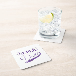 Posavasos De Papel Super Papá