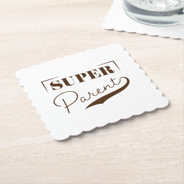 Posavasos De Papel Super Primario (En perspectiva)