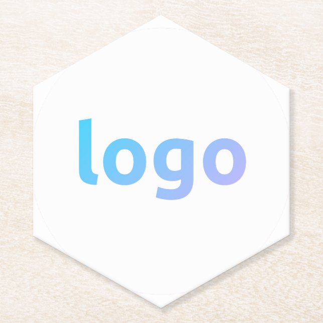 Posavasos De Papel Sus galaxias de papel promocional Hexagon (Anverso)