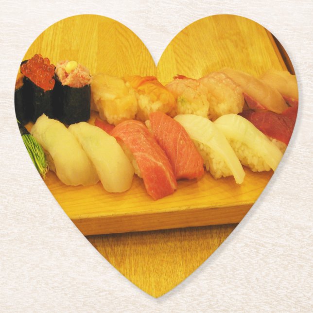 Posavasos De Papel Sushi 寿 司 (Anverso)