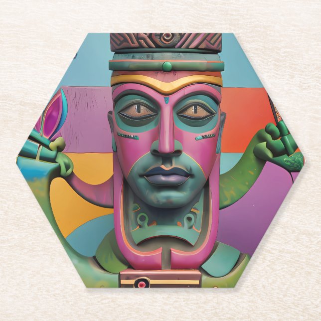 Posavasos De Papel Sushi Radio Tiki Man (Anverso)