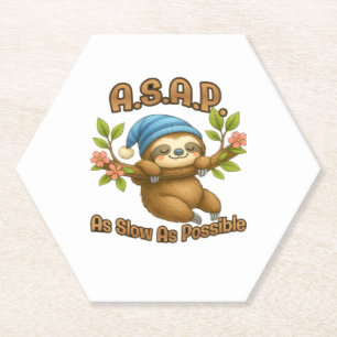 Posavasos De Papel Tan Lento Como Sea Posible - Tragita ASAP Classic