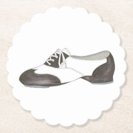 Posavasos De Papel Tap Shoe Print Dance Teacher Dancer Tapdance Decor