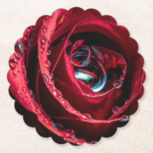 Posavasos De Papel Tea Rosa