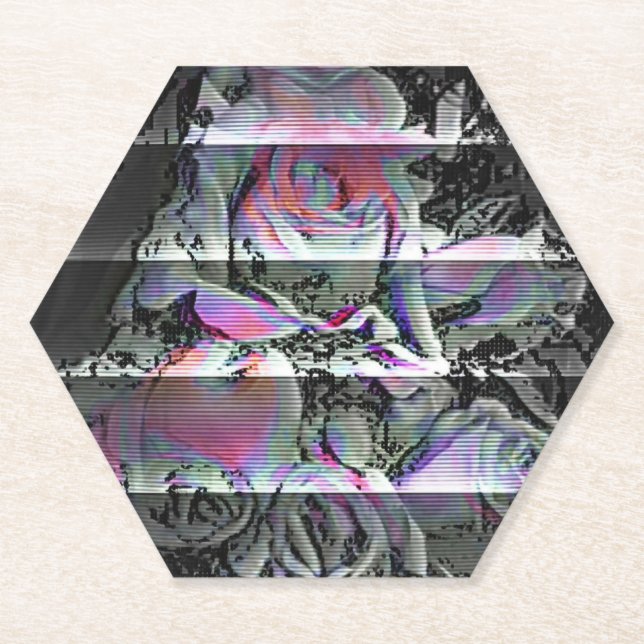 Posavasos De Papel Techno Bouquet   (Anverso)