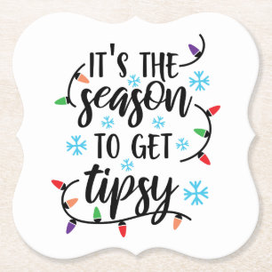 Posavasos De Papel Temporada para hacerse una comedia, Navidades dive