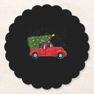 Posavasos De Papel Terranova en un camión de coches rojos regalo de
