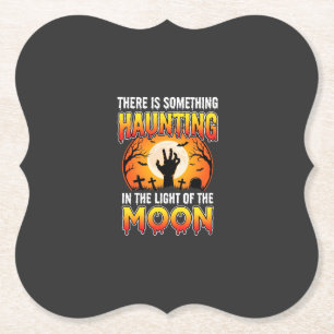 Posavasos De Papel Terror de Halloween Luna Cementerio Horror