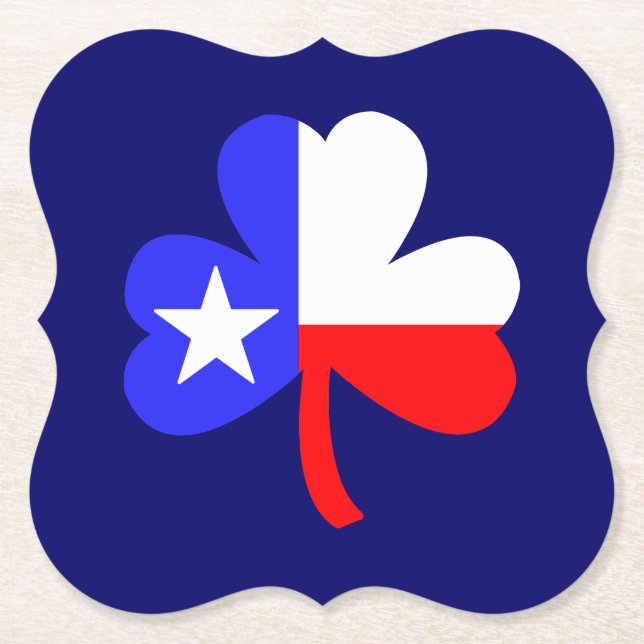 Posavasos De Papel Texas Clover (Anverso)