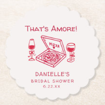 That's Amore Bridal Shower Caprichoso Dibujado a M